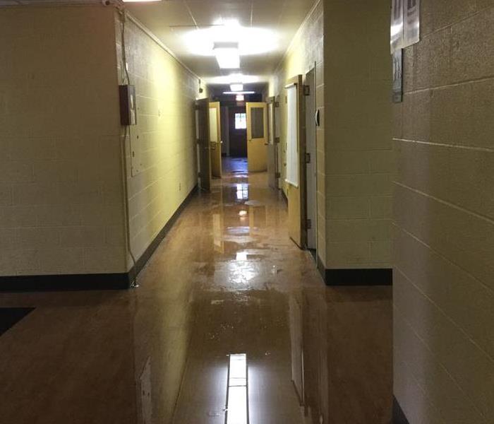Water Floods Cleveland Church and School