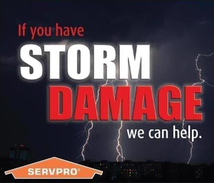 SERVPRO storm damage 